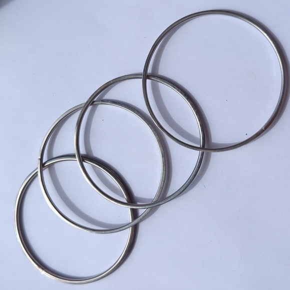 Vintage shell bangles x4 - Picture 2 of 2